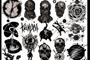 A universe trying to gather pieces of itself that have been lost to time tattoo idea