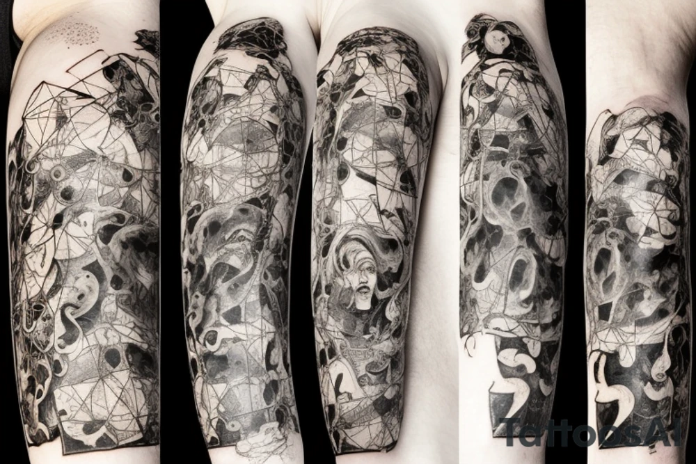 A universe trying to gather pieces of itself that have been lost to time tattoo idea