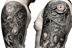 A universe trying to piece itself together with parts that have been lost to time tattoo idea