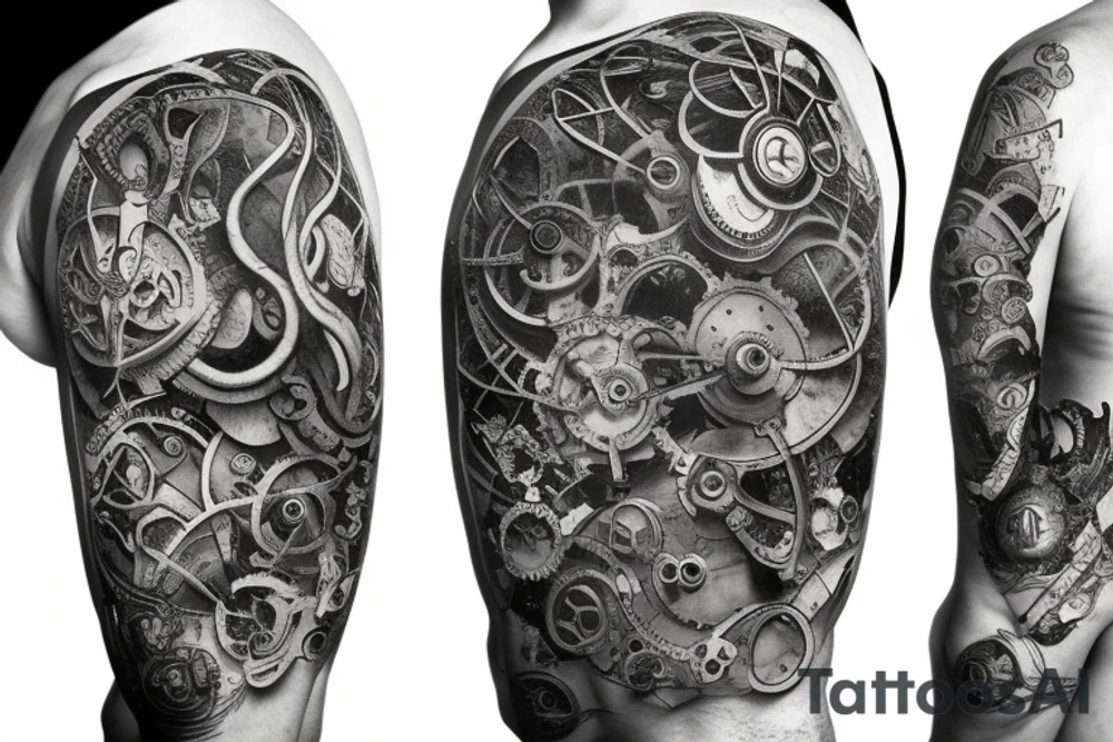 A universe trying to piece itself together with parts that have been lost to time tattoo idea