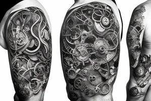 A universe trying to piece itself together with parts that have been lost to time tattoo idea