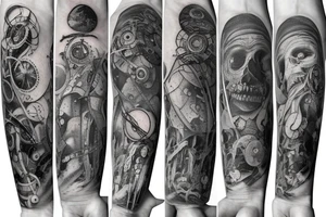 A universe trying to piece itself together with parts that have been lost to time

small on left forearm tattoo idea