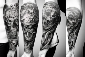 A universe trying to piece itself together with parts that have been lost to time

small on left forearm tattoo idea