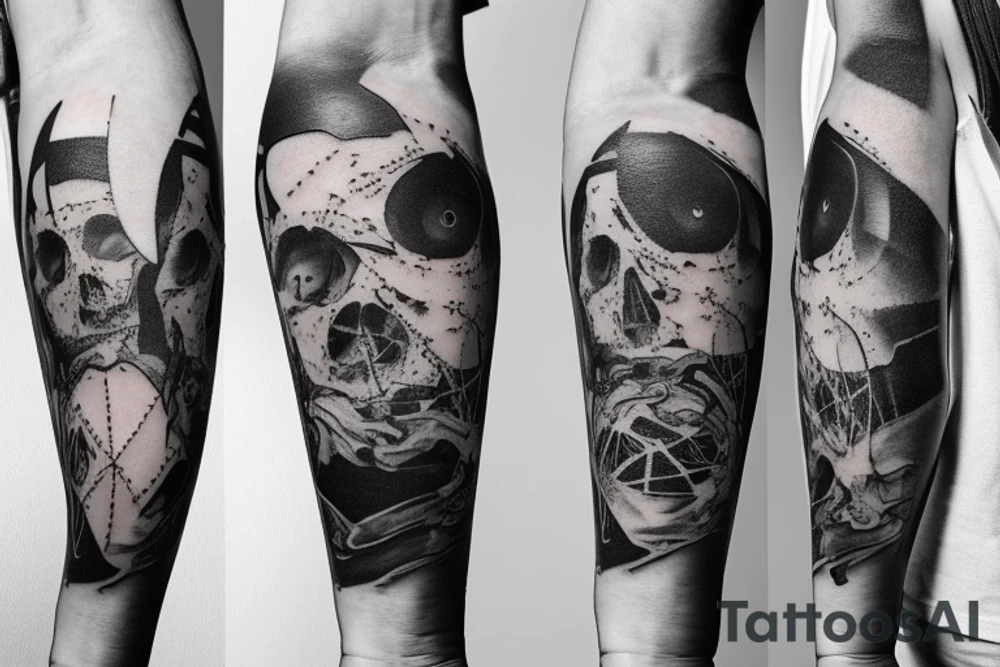 A universe trying to piece itself together with parts that have been lost to time

small on left forearm tattoo idea
