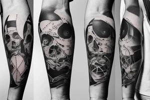 A universe trying to piece itself together with parts that have been lost to time

small on left forearm tattoo idea
