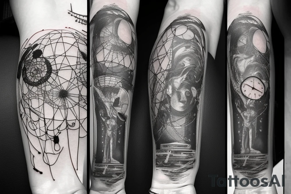 A universe trying to piece itself together with parts that have been lost to time

small on left forearm tattoo idea