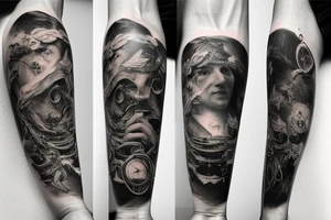 A universe trying to piece itself together with parts that have been lost to time

small on left forearm tattoo idea
