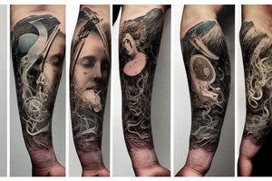 A universe trying to piece itself together with parts that have been lost to time

small on left forearm tattoo idea