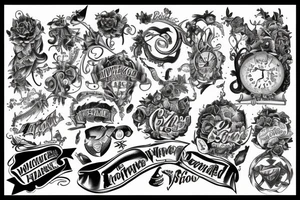 wonderland tattoo idea