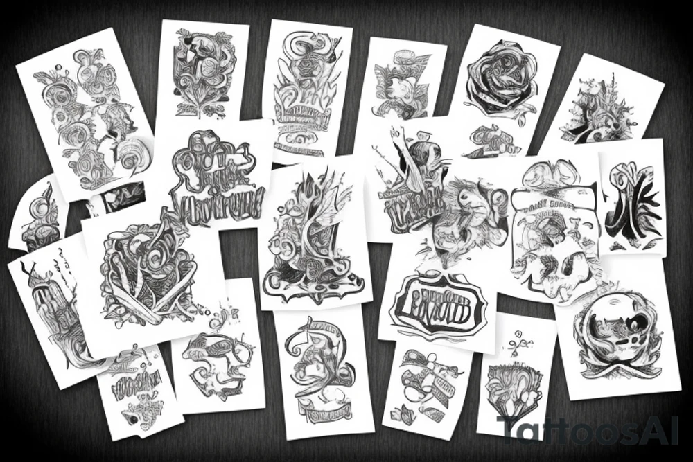 wonderland tattoo idea