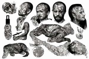 macro decompression tattoo idea