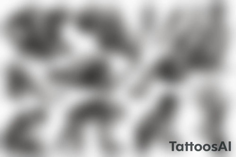 macro decompression tattoo idea