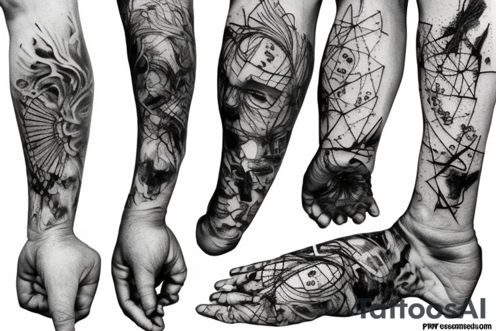 macro decompression tattoo idea