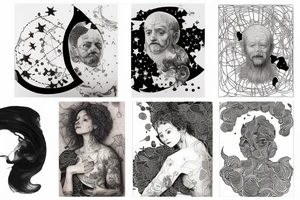 getting rid of thirty years of stress and pressure, reconnecting with the stars, calm mindset tattoo idea