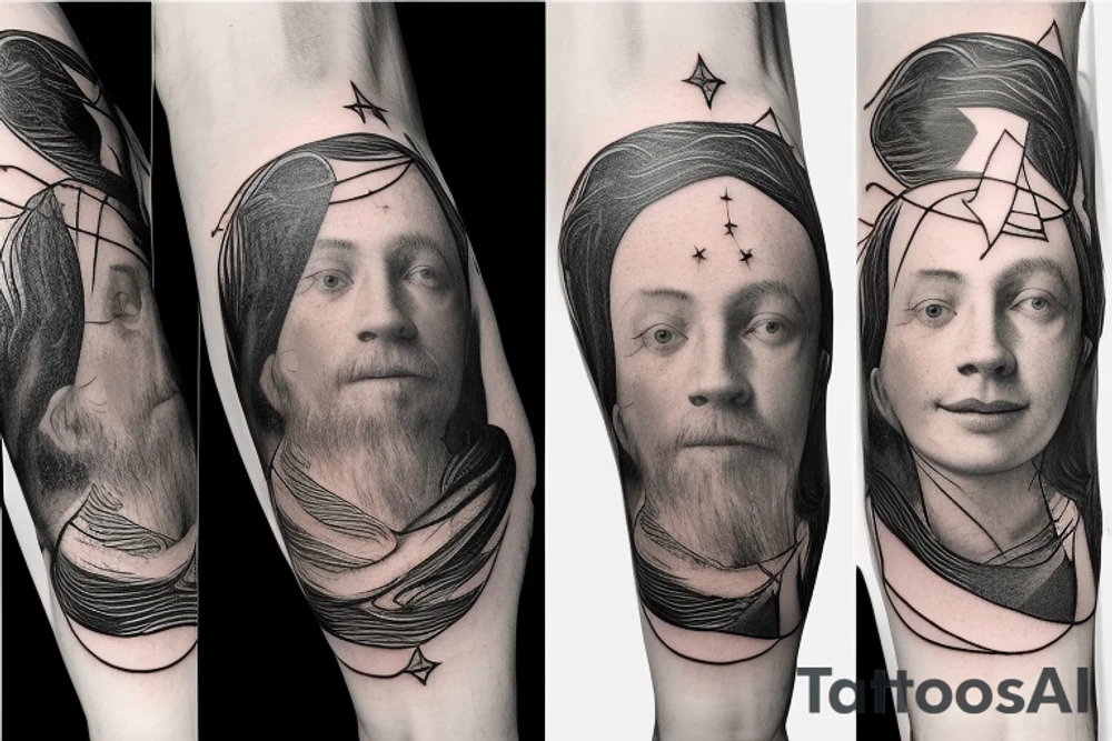 getting rid of thirty years of stress and pressure, reconnecting with the stars, calm mindset, passion, fire, tattoo idea