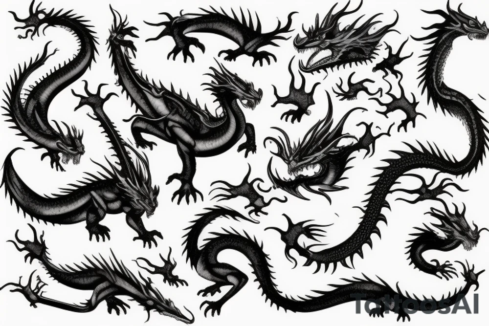 Dragon tattoo idea