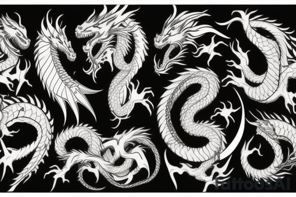 Dragon tattoo idea