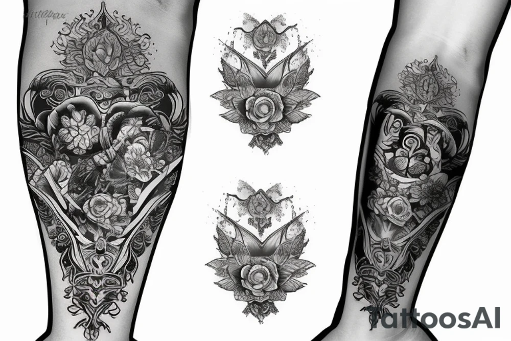 Ласточка горы лес tattoo idea