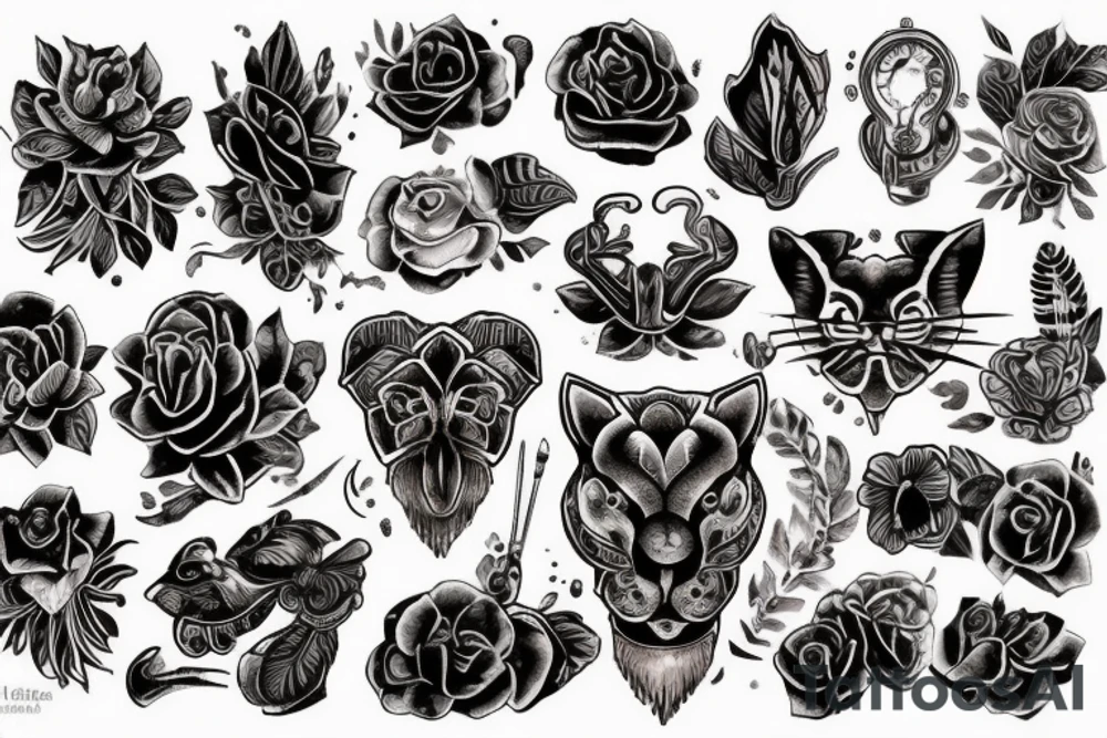 Ласточка летит над лесом
 в горах tattoo idea