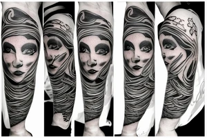 Pixel mark question tattoo idea