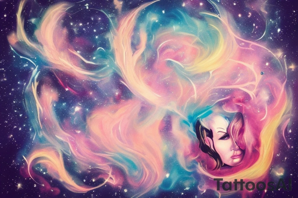conceptually releasing thirty years of stress and pressure, figuratively reconnecting with the stars,having a calm mindset, regaining passion, realizing confidence

see through your eyes
Throughout heaven and earth I alone am honored
Keep the fire and disco
you're first thought is what you were conditioned to think, the second is the one that defines you tattoo idea
