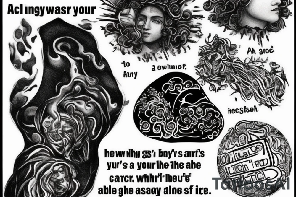 see through your eyes
Throughout heaven and earth I alone am honored
Keep the fire and disco
you're first thought is what you were conditioned to think, the second is the one that defines you

the universe does not care tattoo idea