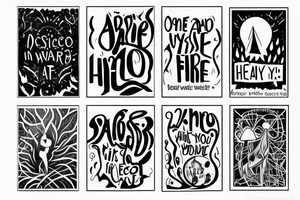 Throughout heaven and earth I alone am honored
see through your eyes


Keep the fire and disco

You're first thought is what you were conditioned to think, the second is the one that defines you tattoo idea