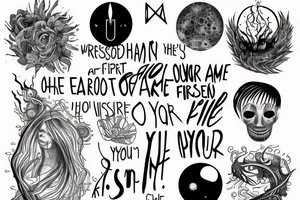 Throughout heaven and earth I alone am honored

see through your eyes

Keep the fire and disco

You're first thought is what you were conditioned to think, the second is the one that defines you tattoo idea