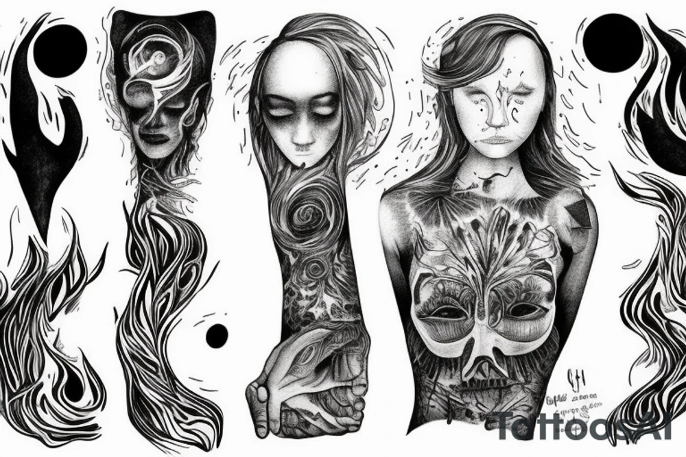 Throughout heaven and earth I alone am honored

see through your eyes

Keep the fire and disco

You're first thought is what you were conditioned to think, the second is the one that defines you tattoo idea