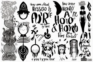 Throughout heaven and earth, I alone am honored

see through your eyes

Keep the fire and disco

You're first thought is what you were conditioned to think, the second is the one that defines you tattoo idea