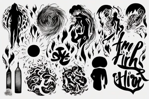 Throughout heaven and earth, I alone am honored

see through your eyes

Keep the fire and disco

You're first thought is what you were conditioned to think, the second is the one that defines you tattoo idea