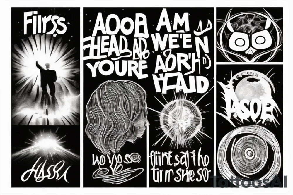 Throughout heaven and earth, I alone am honored

see through your eyes

Keep the fire and disco

You're first thought is what you were conditioned to think, the second is the one that defines you

The Universe does not care tattoo idea