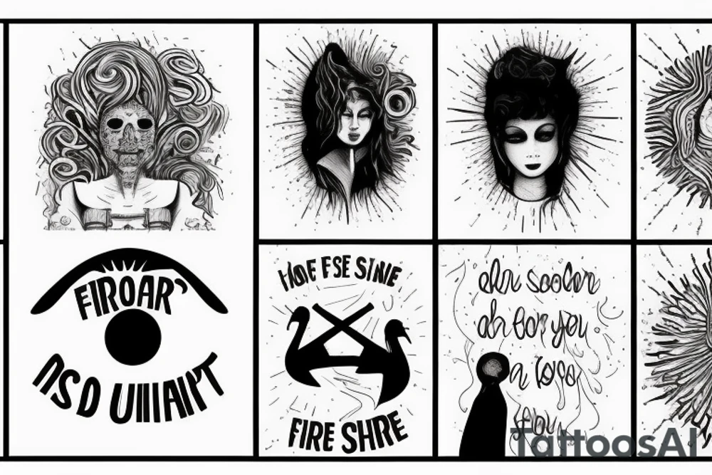 Throughout heaven and earth, I alone am honored

see through your eyes

Keep the fire and disco

You're first thought is what you were conditioned to think, the second is the one that defines you

The Universe does not care tattoo idea
