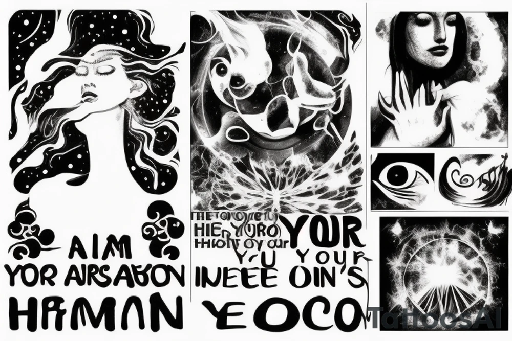 Throughout heaven and earth, I alone am honored

see through your eyes

Keep the fire and disco

You're first thought is what you were conditioned to think, the second is the one that defines you

The Universe does not care tattoo idea