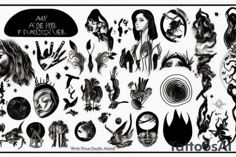 Throughout heaven and earth, I alone am honored

see through your eyes

Keep the fire and disco

You're first thought is what you were conditioned to think, the second is the one that defines you

The Universe does not care tattoo idea