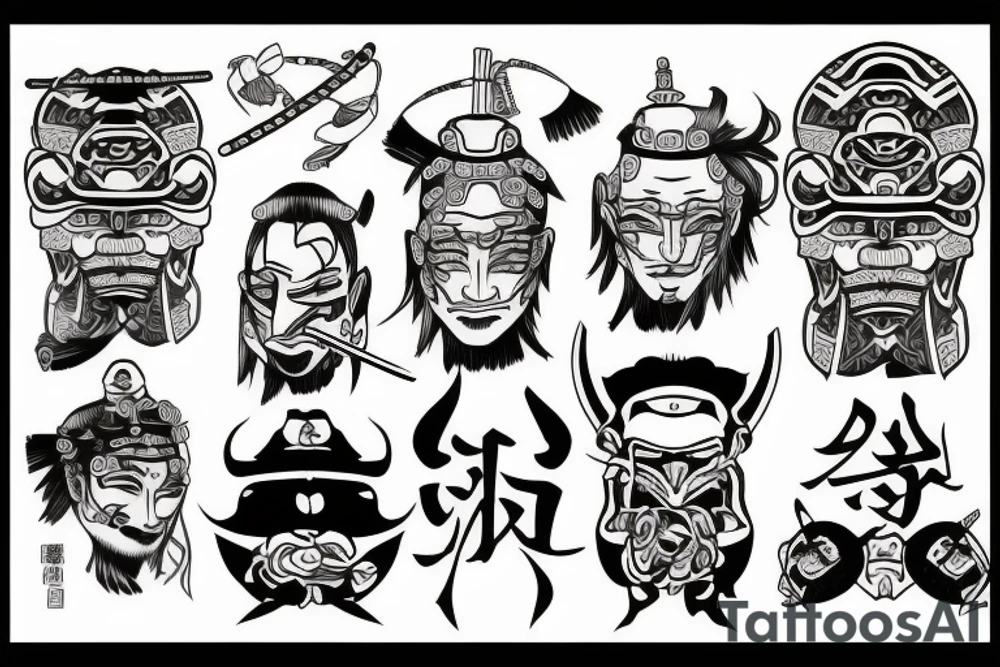 Samurai tattoo idea