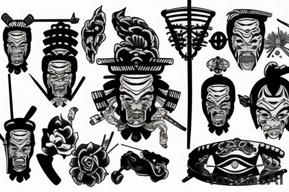 Samurai tattoo idea