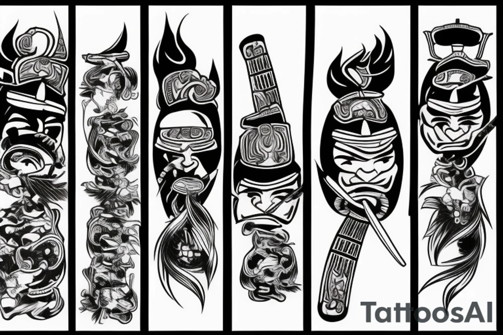Samurai tattoo idea