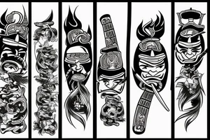 Samurai tattoo idea