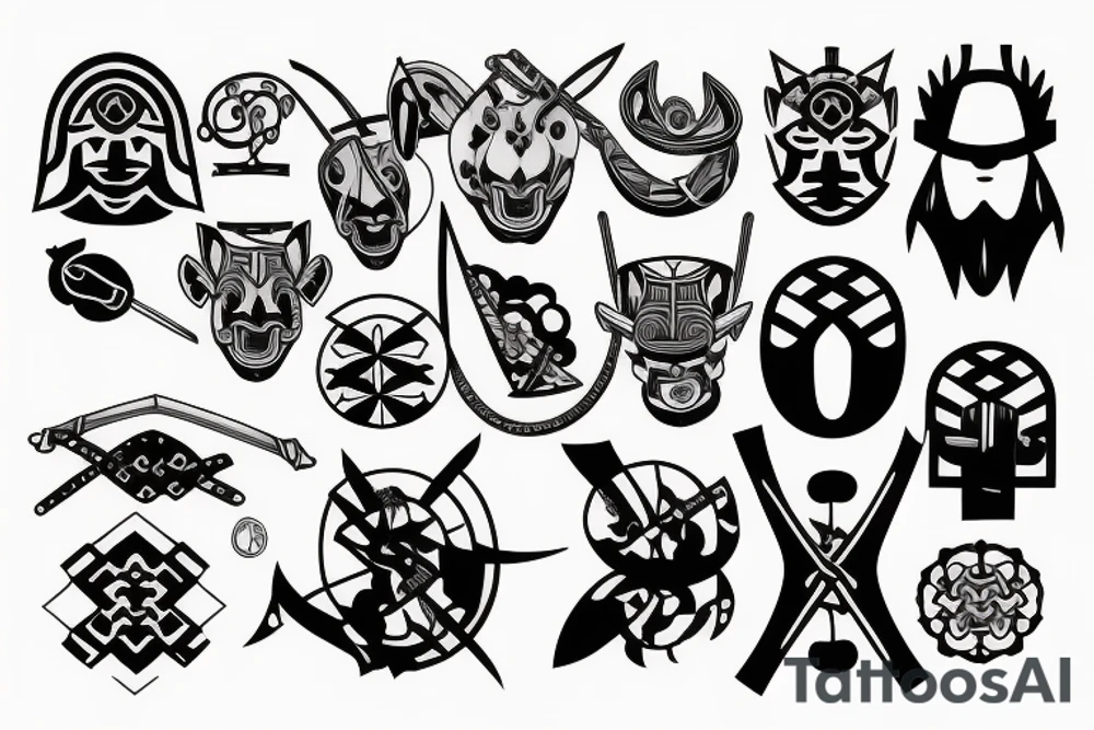Samurai tattoo idea