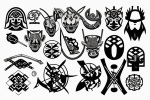 Samurai tattoo idea