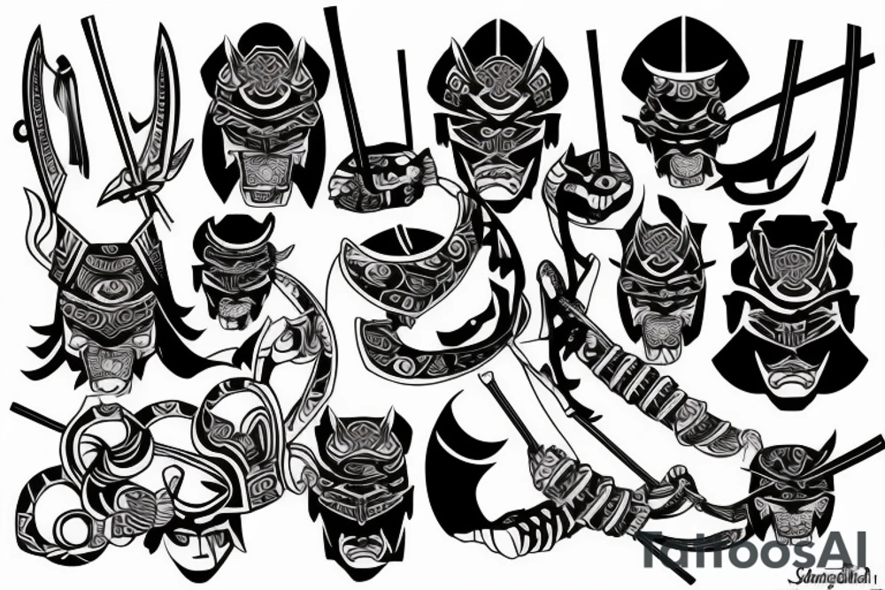 Samurai tattoo idea