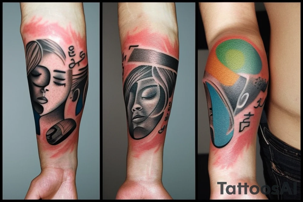 a healing tattoo that shows an emotionally, verbally and mentally abused boy growing into a confident empathetic man connected with the universe

Throughout heaven and earth, I alone am honored
You're first thought is what you were conditioned to think, the second is the one that defines you
see through your eyes
Keep the fire and disco tattoo idea
