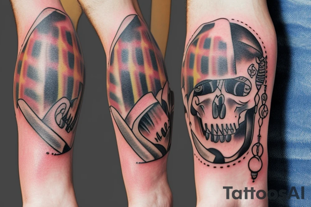 DNA in a flask tattoo idea