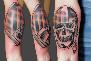 DNA in a flask tattoo idea