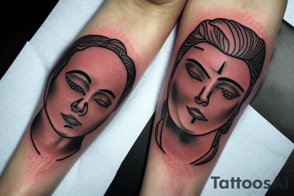 a healing tattoo that shows an emotionally, verbally and mentally abused boy growing into a confident empathetic man connected with the universe

Throughout heaven and earth, I alone am honored
You're first thought is what you were conditioned to think, the second is the one that defines you
see through your eyes
Keep the fire and disco

music cleft tattoo idea