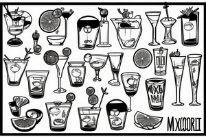 Mixologist Accountant tattoo idea