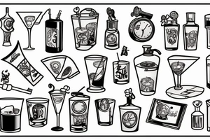 Mixologist Accountant tattoo idea