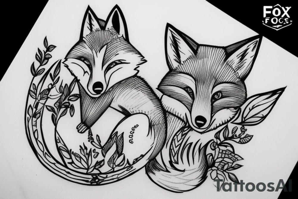 Fox foxes forest
Motorcycle tattoo idea