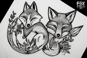Fox foxes forest
Motorcycle tattoo idea